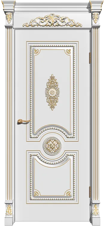 Межкомнатная дверь Легенда Олимп РАЛ 9010 глухое ост